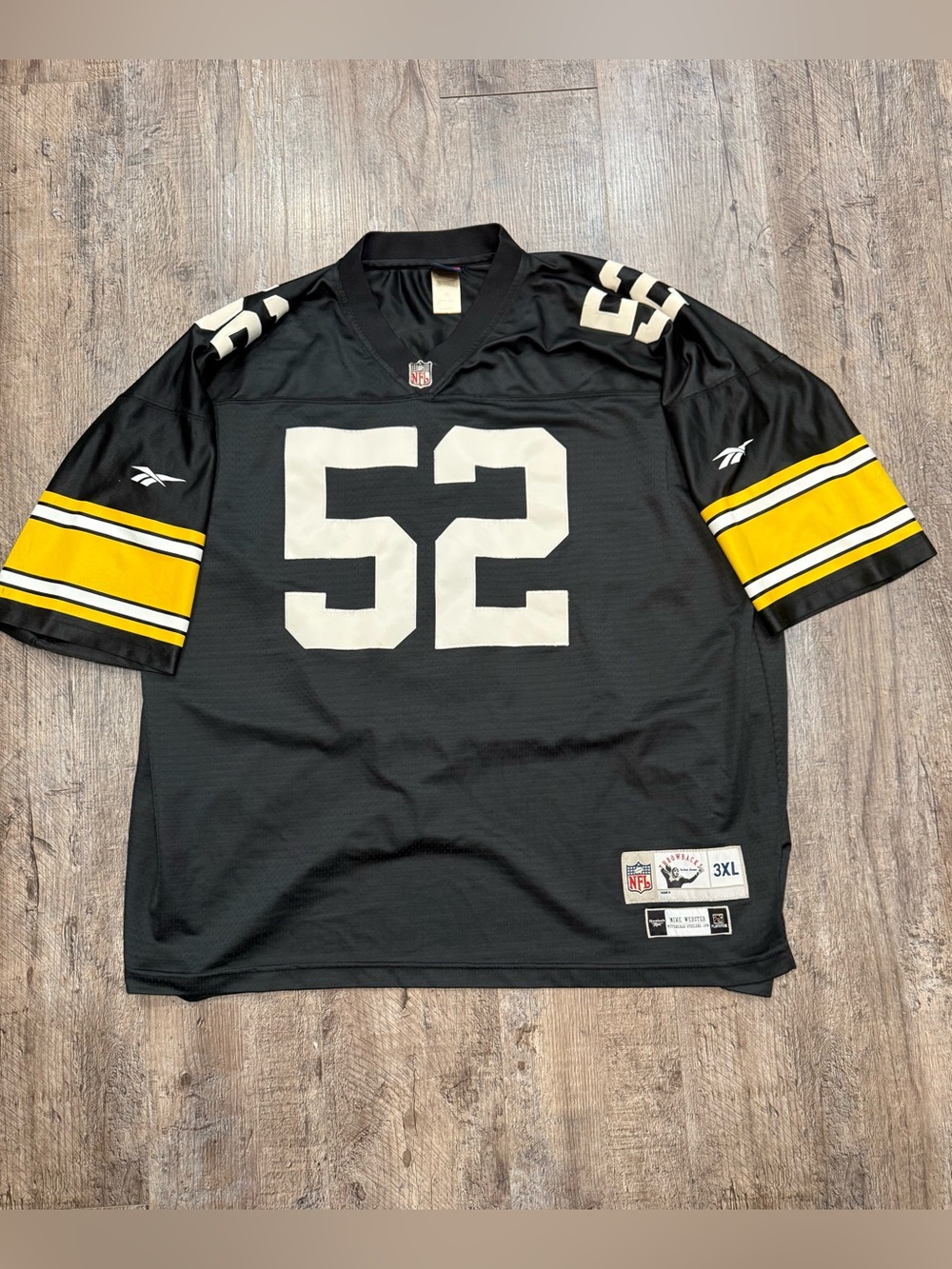 Vintage NFL Pittsburgh Steelers Mike Webster Reebok Jersey | 3XL